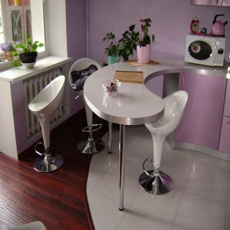 Кухонный стол для маленькой кухни (50 реальных фото): раскладные, трансформеры, оригинальные, узкие