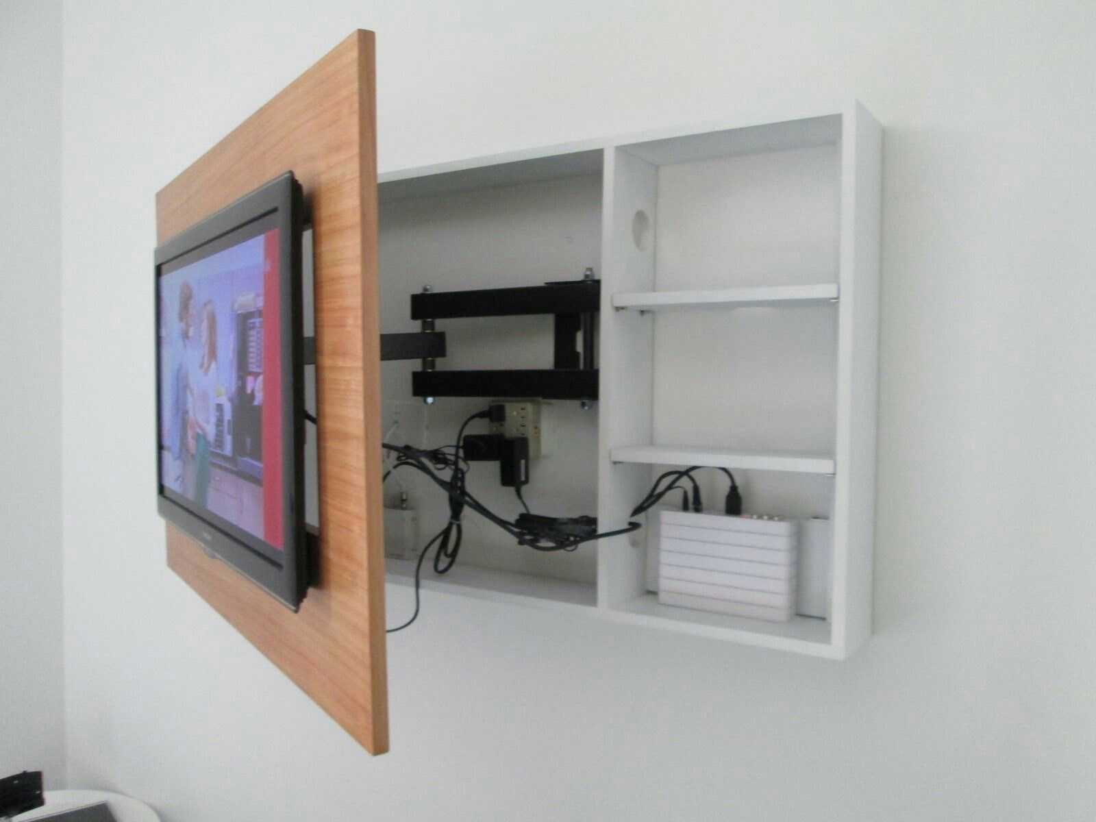 Как повесить телевизор без кронштейна на стену: пошагово
