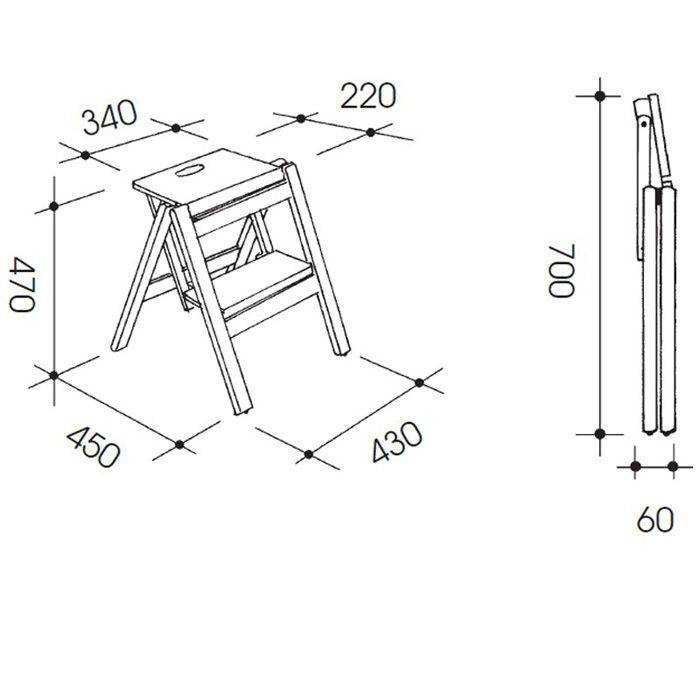 Как сделать стул-стремянку: пошаговая инструкция, чертежи