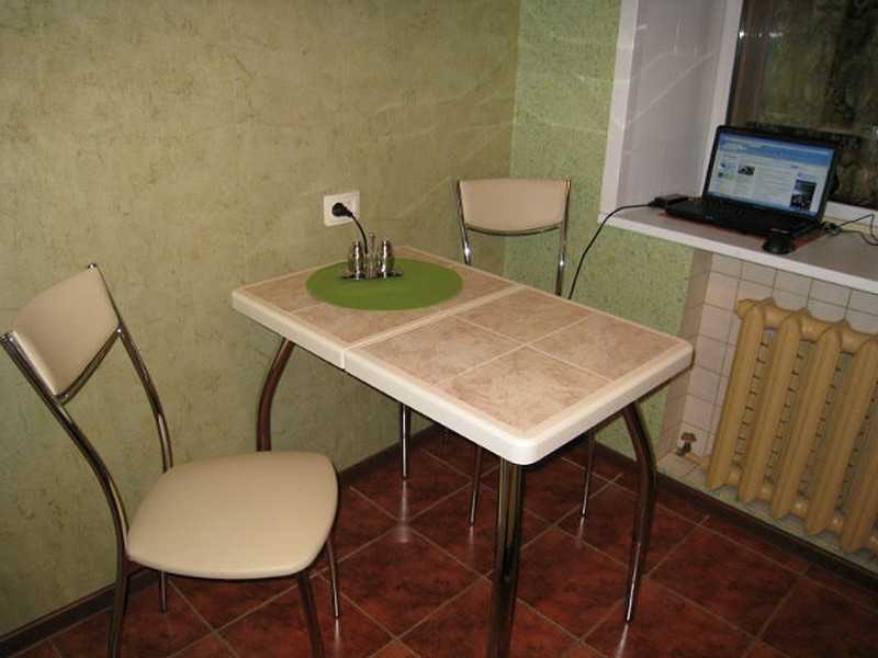 Стол для маленькой кухни: фото с описанием моделей