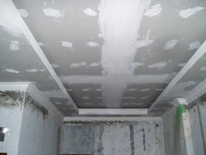 Нужно ли шпаклевать потолок из гипсокартона перед покраской
