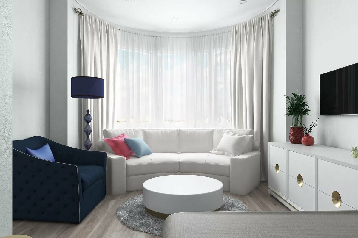 Эркер в интерьере гостиной комнаты — основные принципы дизайна