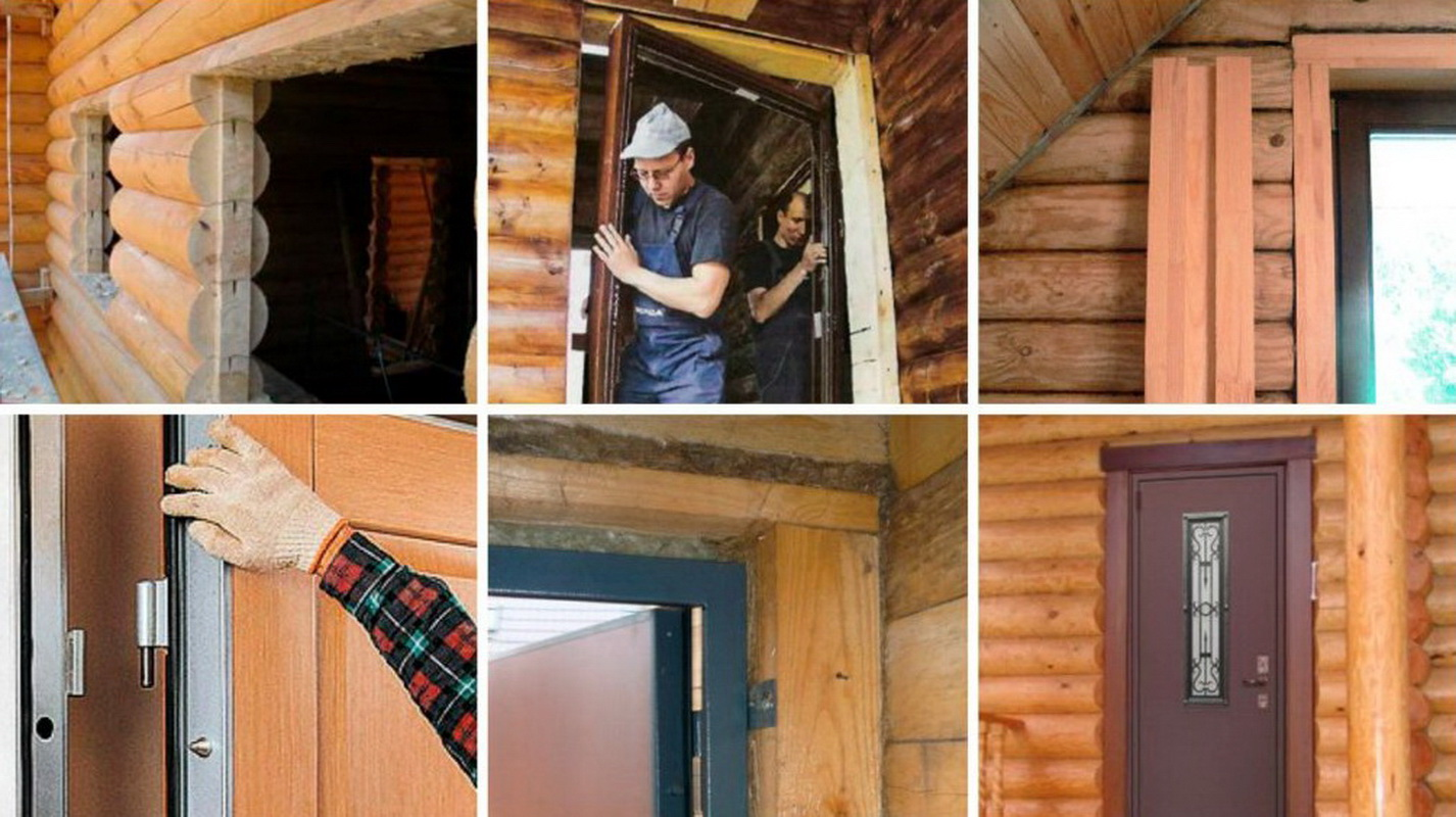  деревянной двери в деревянном доме: как установить .