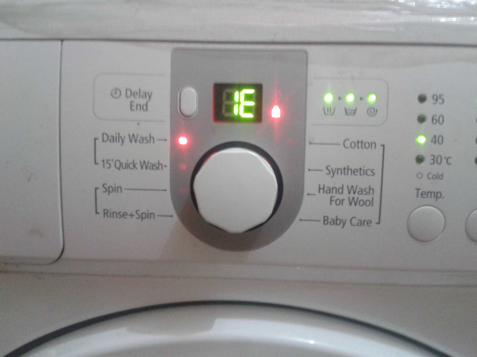 Ошибка ie на стиральной машине lg: причины и устранение