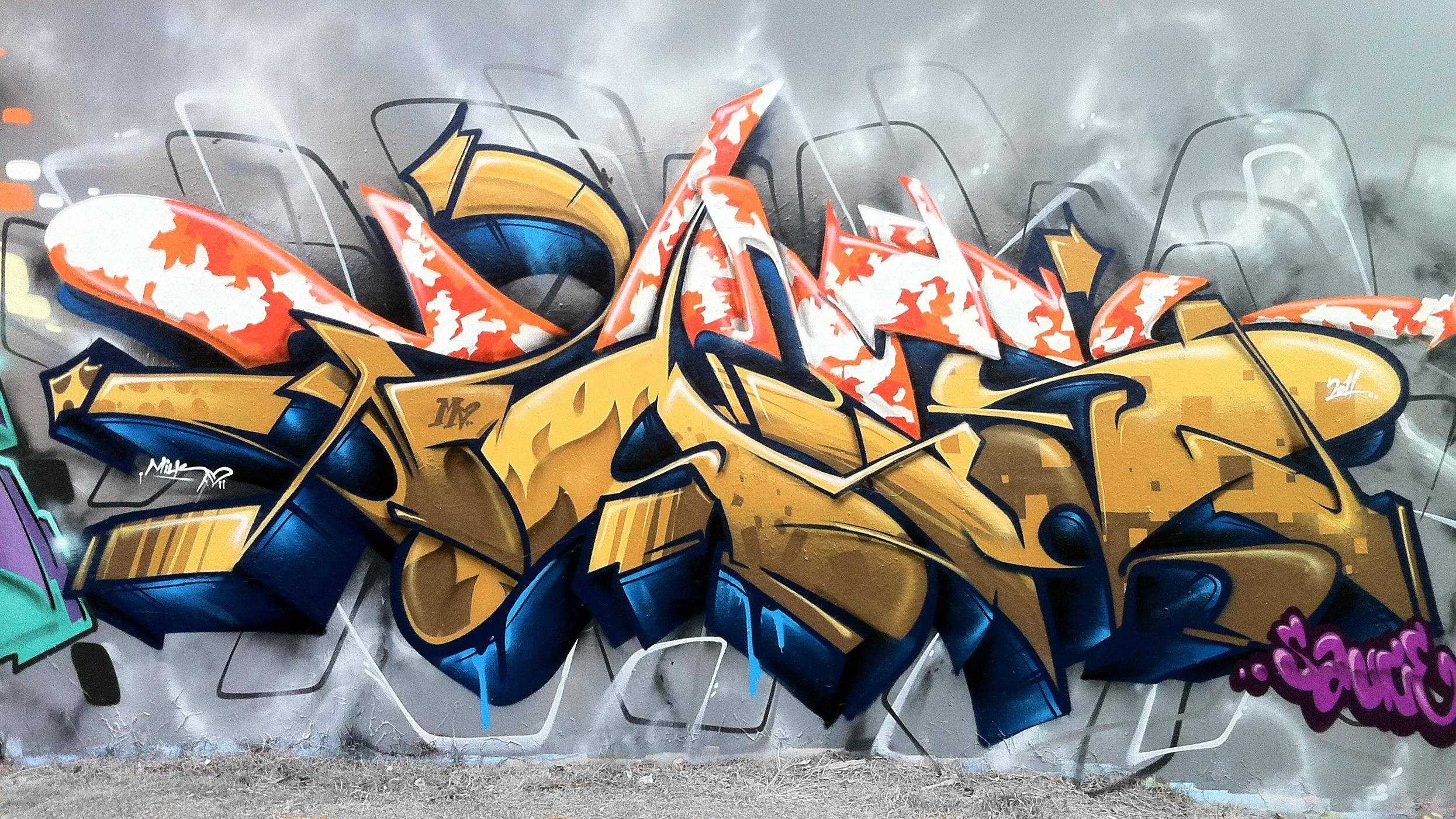 Крутые граффити