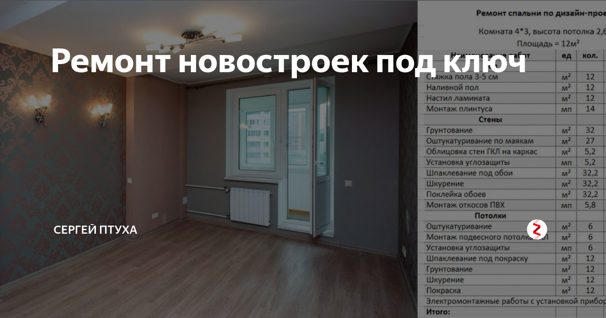 Последовательность работы при ремонте квартиры