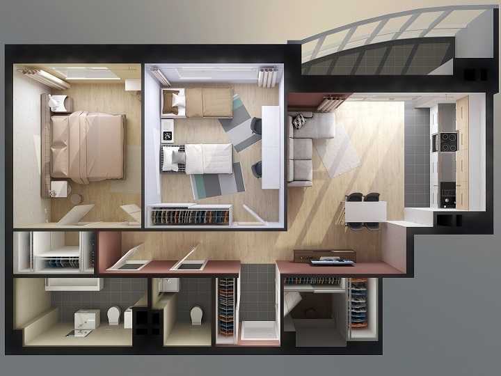 Планировка евротрехкомнатной квартиры (40 фото): проекты квартиры с кухней-гостиной, идеи оформления интерьера
