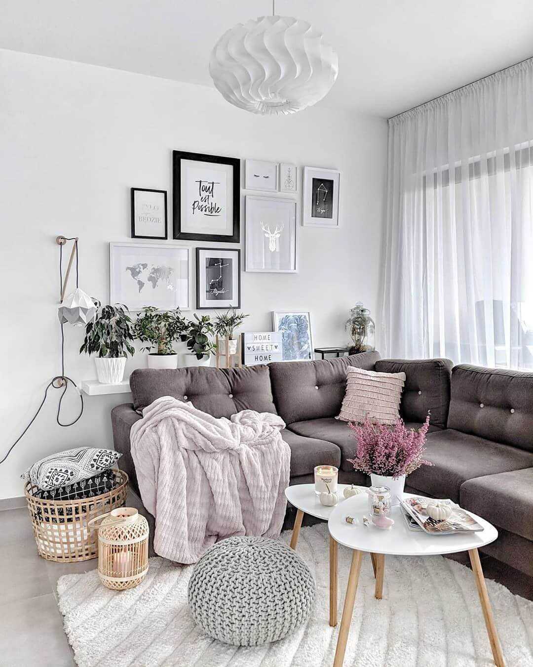 Гостиная в скандинавском стиле: особенности интерьера, как подобрать мебель, как выбрать декор, как грамотно оформить кухню и спальню, примеры дизайна на фото