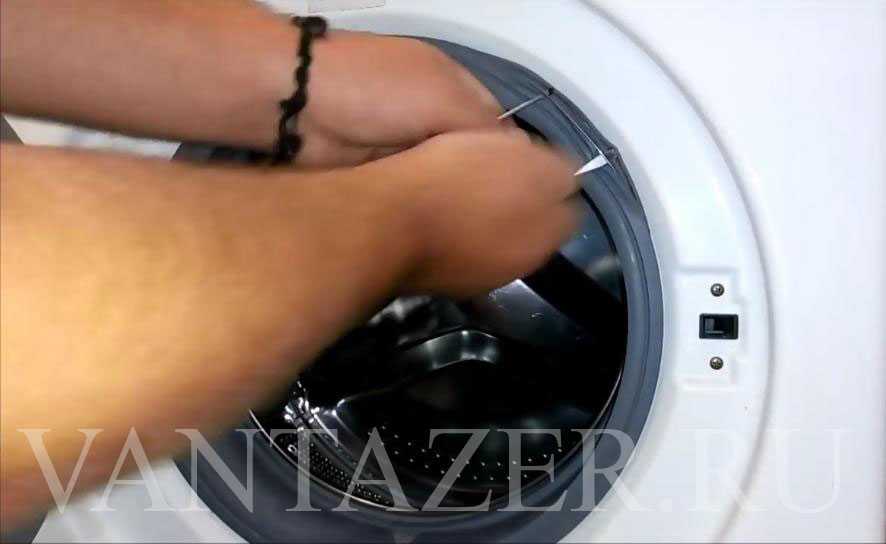 Замена уплотнительной резинки на стиральной машине самсунг видео