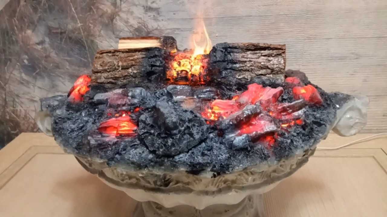 Имитация огня в камине — как сделать своими руками?