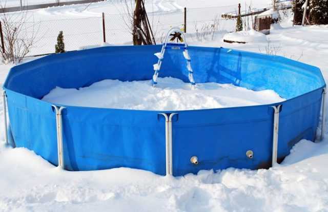 Как сложить круглый каркасный бассейн на зиму — про стройку и не только