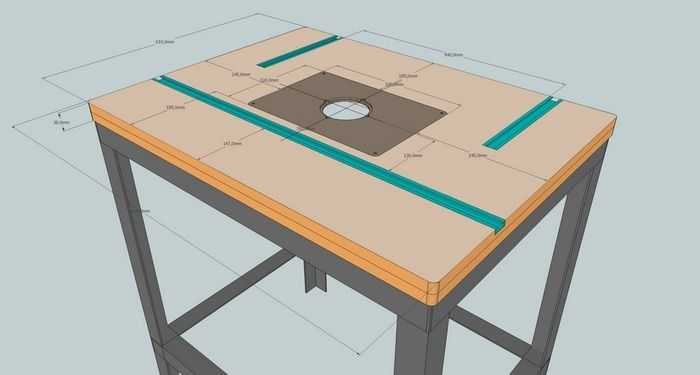 Простой стол для циркулярной пилы – инструкция по изготовлению с чертежами
