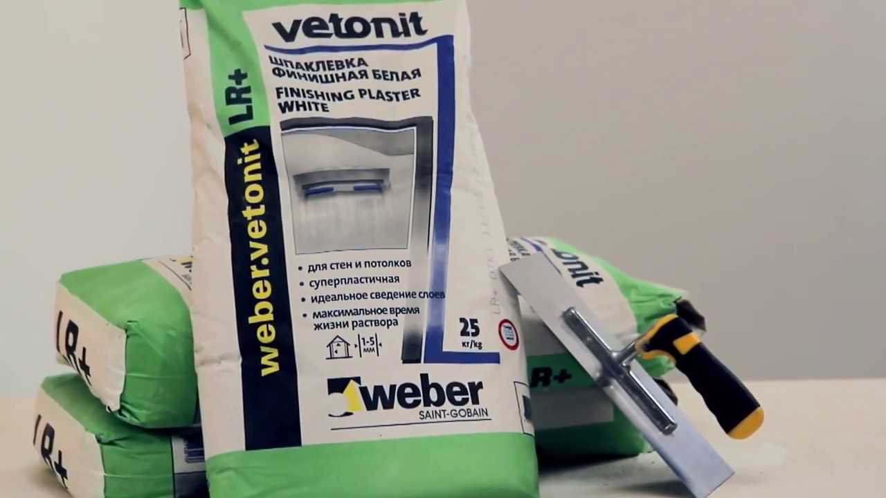 Шпатлевка weber vetonit lr 25кг. тонкости использования финишной шпаклёвки vetonit lr. продукты kr и tt