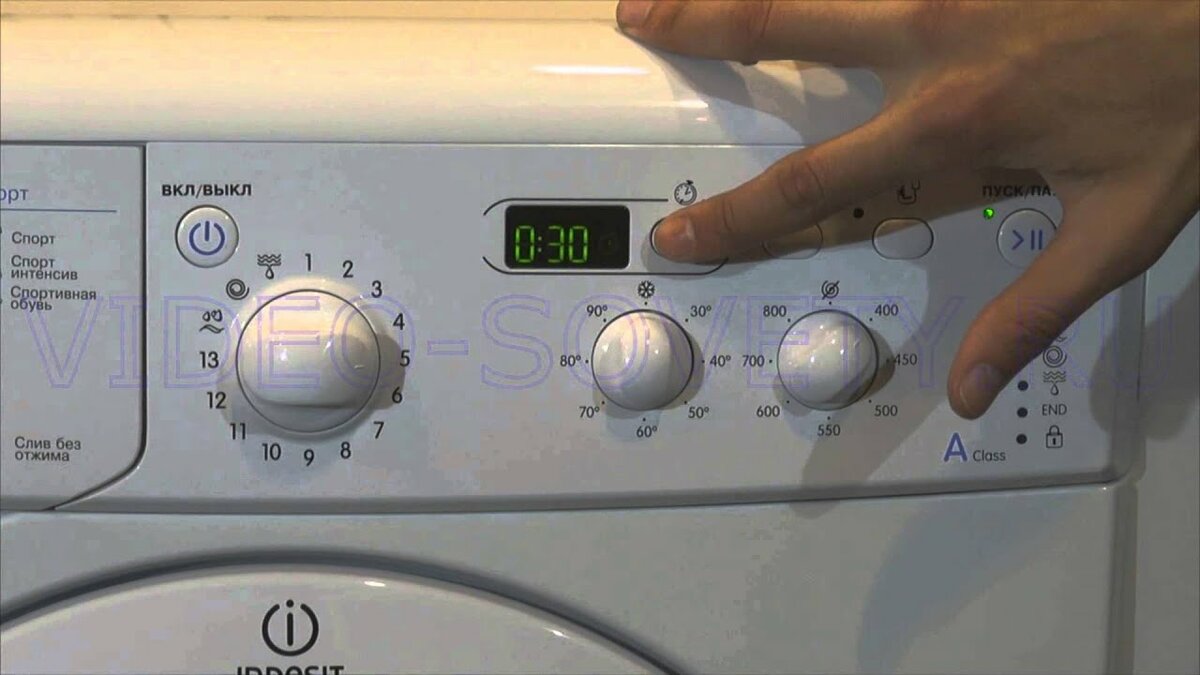 Как пользоваться стиральными машинами indesit? как включит машинку? как сбросить программу? как перезагрузить?