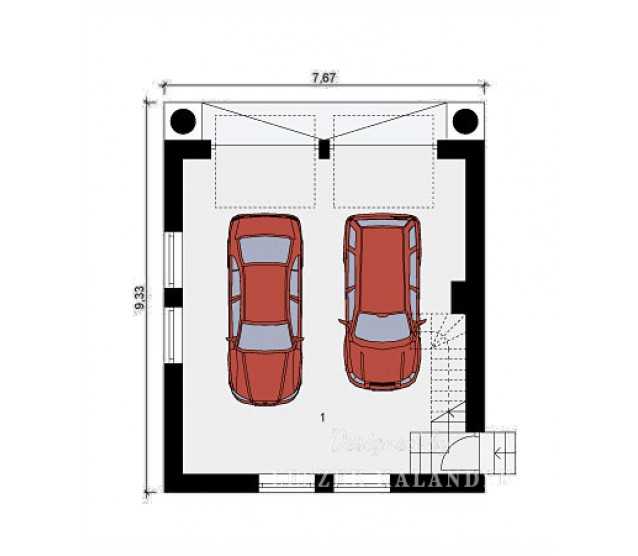 Топ-10 проектов гаражей на 2 машины | строительный блог вити петрова