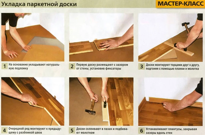 Какой должна быть толщина паркета?
