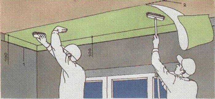 Что делают сначала: клеят обои или натягивают потолки?