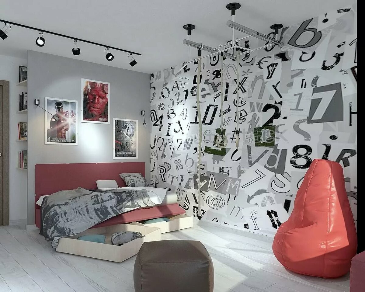 ? дизайн подростковой комнаты: как выбрать обои и мебель