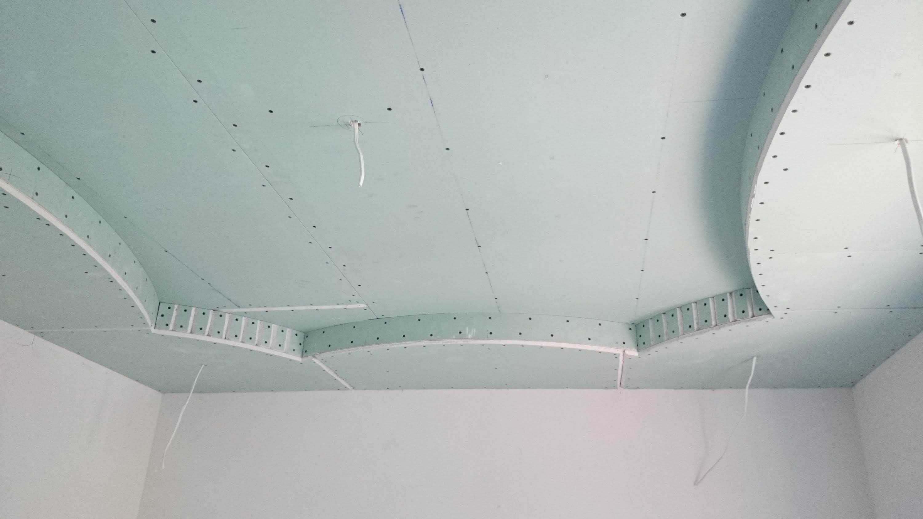 Потолок из гипсокартона своими руками: как правильно сделать монтаж гкл (видео)